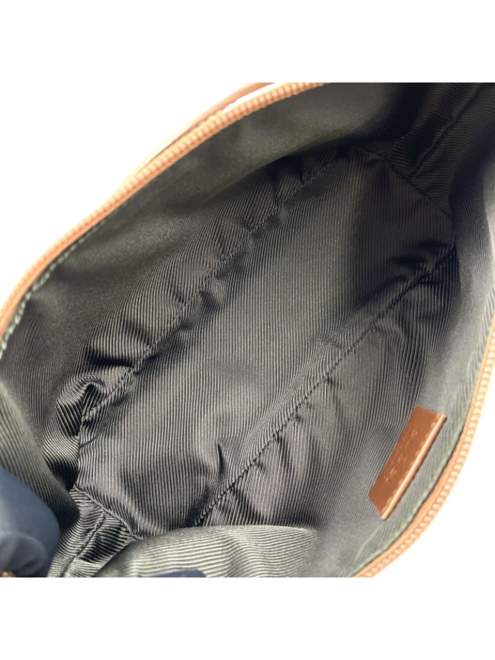 Gucci GG Canvas Pouch Brown Light Handbag Silver - Picture 3 of 13